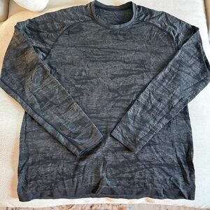 lululemon athletica Charcoal Long Sleeve Tee